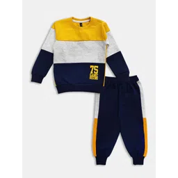 Here&Now X Game Begins Boys Colourblocked Sweatshirt and Joggers-image-10