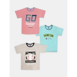 Here&Now X Game Begins Boys Pack of 3 Assorted T-shirt-picture-25