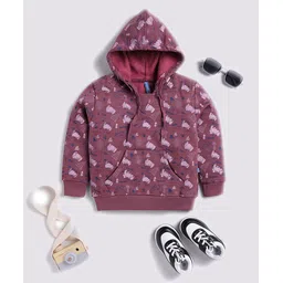 Here&Now X Game Begins Boys Printed Hooded Sweatshirt-picture-54