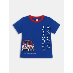 Here&Now X Game Begins Boys Printed Pure Cotton T-shirt-picture-24