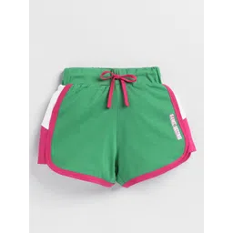 Here&Now X Game Begins Girls Contrast Side Panel Shorts image 4