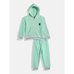 Here&Now X Game Begins Girls Polka-Dotted Sweatshirt and Joggers-image-6