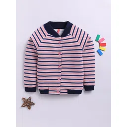Here&Now X Game Begins Girls Striped Sweatshirt-picture-33