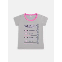 Here&Now X Game Begins Girls Typography Printed T-shirt-picture-24
