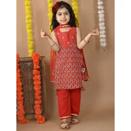 Here&Now X Kinder Kids Girls Kurta Sets-picture-42