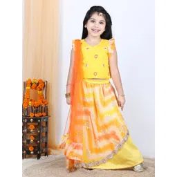 Here&Now X Kinder Kids Girls Ready to Wear Lehenga & Blouse With Dupatta-picture-28