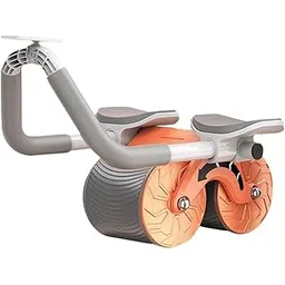 Heriswega Automatic Rebound Abdomminal Wheel Ab Abdominal Muscle Exercise Roller with Timer Elbow Support Mute Fitness Equipment for Core Workout Home Office Gym-picture-32