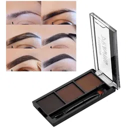 herrlich Matte 3 Shades Eyebrow Palette | Waterproof Eyebrow Filler with Brush 7.2 g-picture-14