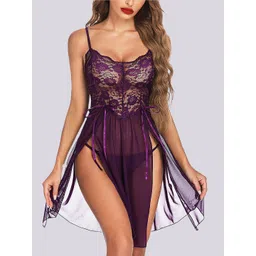 Herryqeal Net Asymmetric Baby Doll-picture-18