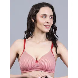 Herryqeal Striped Full Coverage Heavily Padded Everyday Bra With All Day Comfort-picture-26