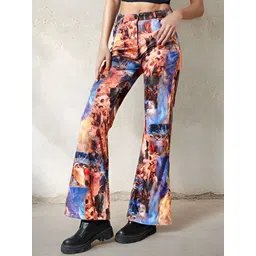 HERSHEINBOX Women Floral Printed Skinny Fit High-Rise Trousers-picture-20