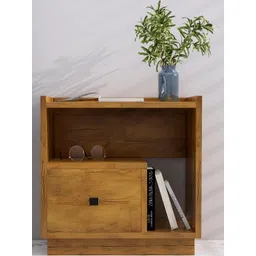 HEXA RED Beige Engineered Wood Bedside Table-picture-52