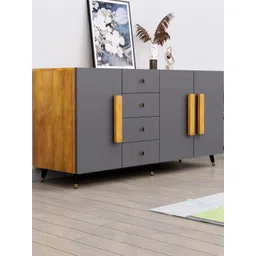 HEXA RED Grey Engineered Wood Storage Cabinet-picture-35