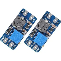 Hexonix MT3608 DC-DC Step Up Module, DIY Mini Voltage Booster Adjustable Power Supply Converter for 2V-24V to 5V-28V, 2A (Pack of 2 Pieces)-picture-46