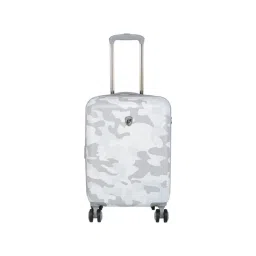 HEYS White Printed Hard Cabin Trolley Bag -21 cm-picture-12