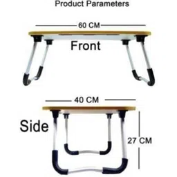 hf harsh fashion Wood Portable Laptop Table image 3