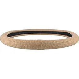 Hi Art ExtraGrip222 Faux Leather Car Steering Wheel Cover Compatible with Honda City iVtec - 2008-2013 (Beige)-picture-11