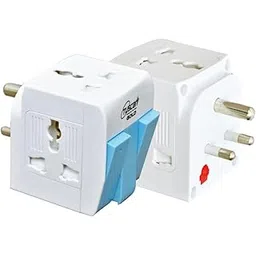 hi plasst pins n plugs Hi-Plasst 3-Pin Multi Plug Socket with Individual Switch | Universal Travel Adapter for 2-Pin & 3-Pin Devices | 5A-250V Wall Charger with Safety Shutter, Fuse & Indicator | Pack of 1-picture-26