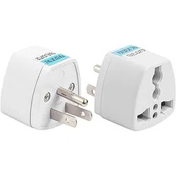 hi plasst pins n plugs Hi-Plasst India to USA Type B Plug Adapter (Pack of 2) Universal Travel Adapter for US, Canada, Mexico, Japan, Thailand | Converter for Indian Plugs for Laptop, Camera, Chargers (10A 250V)-picture-23