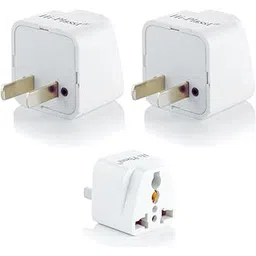 hi plasst pins n plugs Hi-Plasst (Pack of 2) India to USA Converter - Type A Plug Adapter for USA, Canada, Mexico, Japan, Thailand, Philippines - US Travel Adapter, 2 Pin Plug Adapter-picture-16