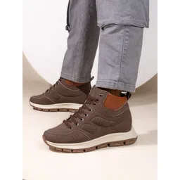 HI Toes Men High-Top Elavator Sneakers-picture-20