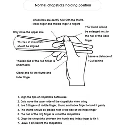 hichaki Eating, Training, Cooking, Chewing, Decorative Wooden Chinese, Korean, Japanese, Vietnamese Chopstick image 5