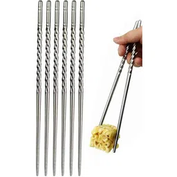 hichaki Eating, Training, Chewing, Cooking, Decorative Stainless Steel Chinese, Korean, Japanese, Vietnamese Chopstick-picture-27