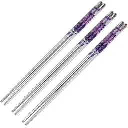 hichaki Eating, Training, Chewing, Cooking, Decorative Stainless Steel Korean, Chinese, Japanese, Vietnamese Chopstick-picture-21