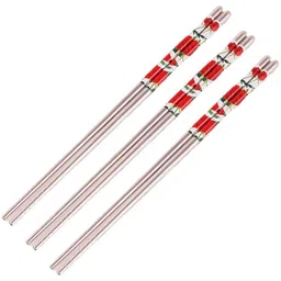 hichaki Eating, Training, Chewing, Decorative, Cooking Stainless Steel Korean, Chinese, Japanese, Vietnamese Chopstick-picture-32