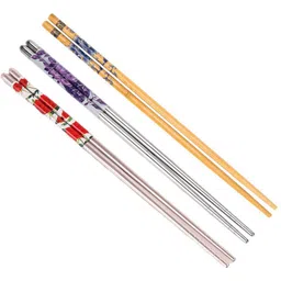 hichaki traders Chewing, Eating, Training, Decorative, Cooking Stainless Steel, Wooden Korean, Chinese, Japanese, Vietnamese Chopstick-picture-18