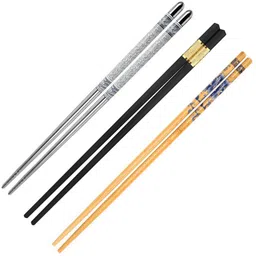 hichaki traders Chewing, Training, Eating, Cooking, Decorative Bamboo, Stainless Steel, Plastic Chinese, Korean, Japanese, Vietnamese Chopstick-picture-16