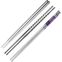 hichaki traders Eating, Training, Cooking, Chewing, Decorative Stainless Steel Korean, Chinese, Japanese, Vietnamese Chopstick-picture-31