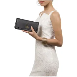 Hidesign ATELIER 2022 Black Logo Bi-Fold Wallet For Women-picture-39