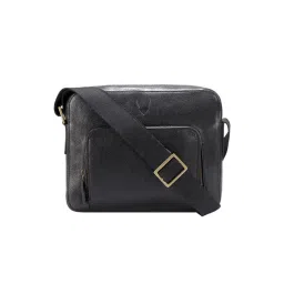 Hidesign Black Solid Medium Cross Body Bag-picture-38