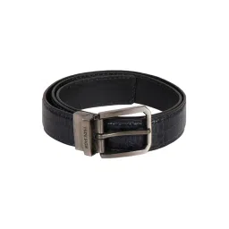 Hidesign Blue & Black Leather Reversible Belt-picture-35