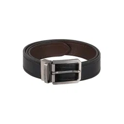 Hidesign Brown & Black Leather Reversible Belt-picture-38