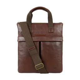 Hidesign EOSS Tan Medium Leather Cross Body Bag image 1