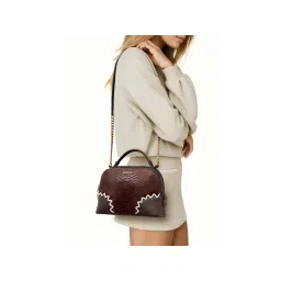 Hidesign Genuine Leather Women's Sling Bag With Detachable Strap - Maroon-picture-13