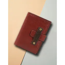 Hidesign HARLEM Red Medium Leather Passport Holder-picture-33