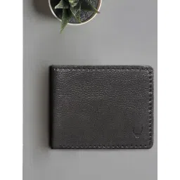 Hidesign Hipsters Yoga W3 Black Casual Leather Bi-Fold Wallet for Men-picture-20