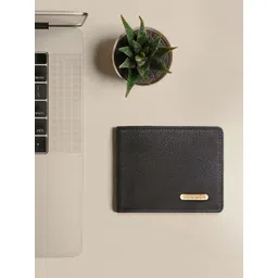 Hidesign Men Black Leather Two Fold Wallet-picture-32