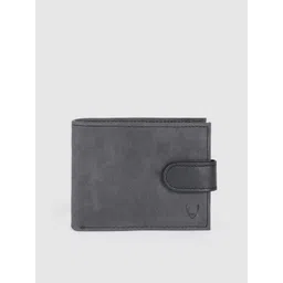 Hidesign Men Black Solid Leather Two Fold Wallet with Brand Logo Embossed-picture-26