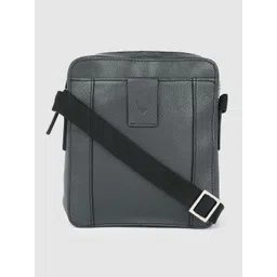 Hidesign Men Blue Leather Messenger Bag-picture-38