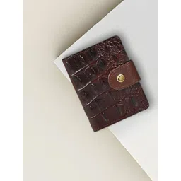 Hidesign Men Textured Leather Two Fold Wallet-picture-30