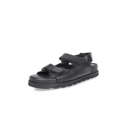 Hidesign OLYMPUS Leather Open Toe Flats With Velcro Closure-picture-26