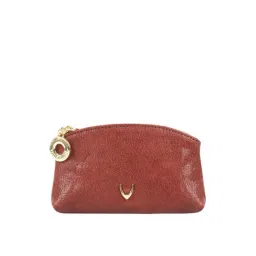 Hidesign Pippin Burnt Goat Little Precious Brown Leather Solid Coin Pouch-picture-27