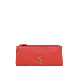 Hidesign Red Solid Bi-fold Wallet for Women-picture-43