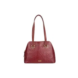 Hidesign Red Solid Medium Shoulder Handbag-picture-35