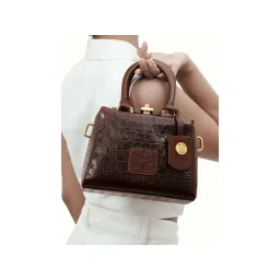 Hidesign Ritz 01 Brown Women's Sling Bag - (20 X 8 X 15 Cms) (S)-picture-21