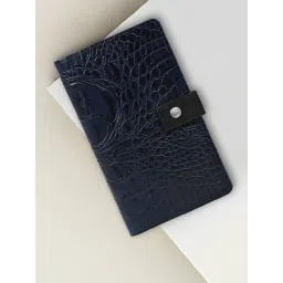 Hidesign Rover W4 Midnight Blue & Black Casual Leather Unisex Card Holder-picture-21
